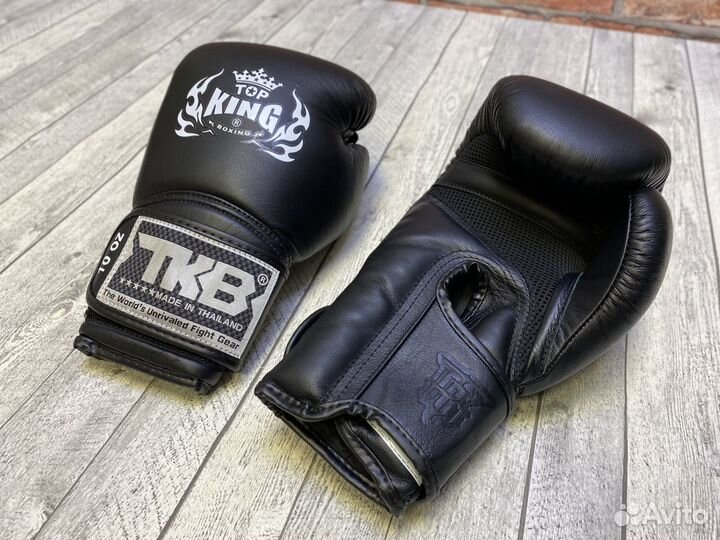Боксерские перчатки Top King Boxing AIR Black