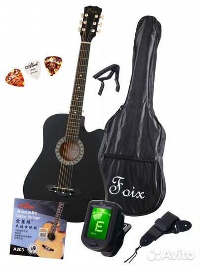Акустическая гитара + аксессуары Foix