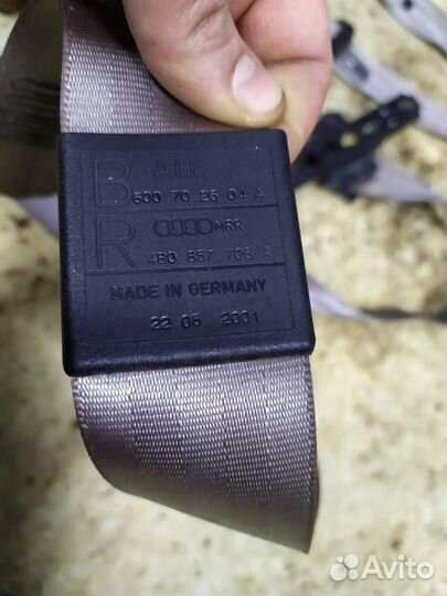 Ремни безопасности Audi A6