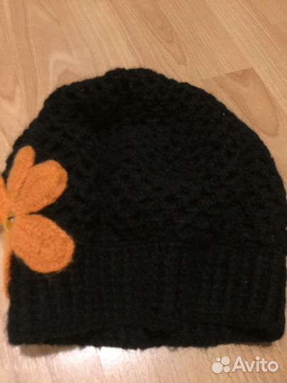 Комплект шапка и шарф шерсть