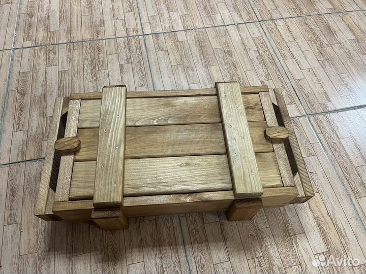 Подарочный деревянный бокс