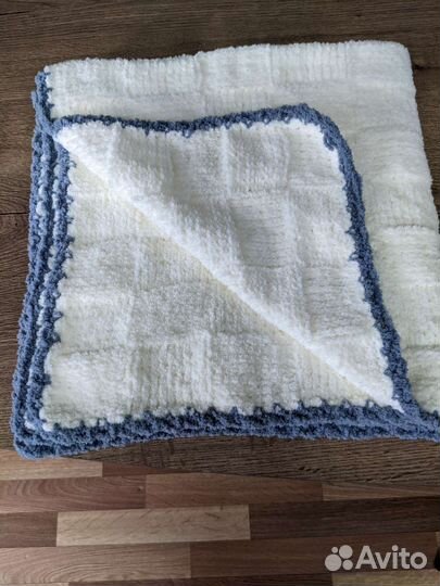 Плед детский вязаный ручная работа