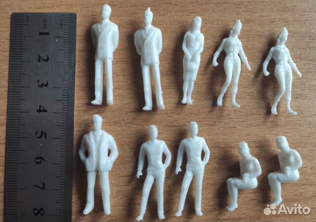 Фигурки людей для макета 1/43, 1/50, 1/87, 1/100