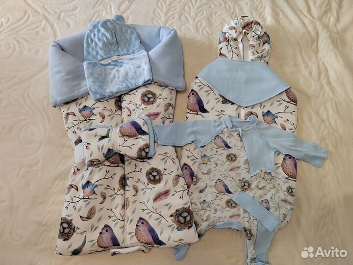 Конверт кокон на выписку