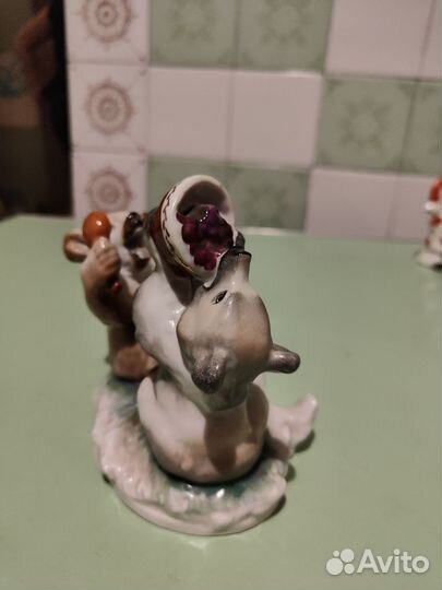 Чернильница СССР Мишки на привале