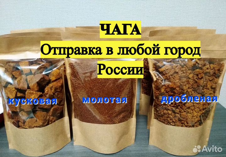 Чага, 1 кг, от заготовителя