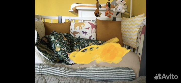 Подушки - бортики на кровать