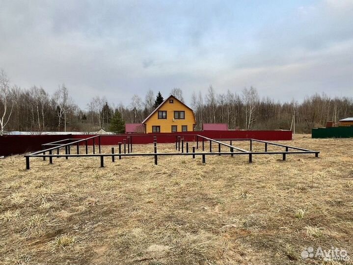 Монтаж винтовых свай