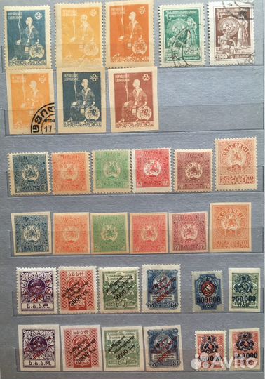 Марки. Гражданская война. Кавказ(1919-23), Окраина