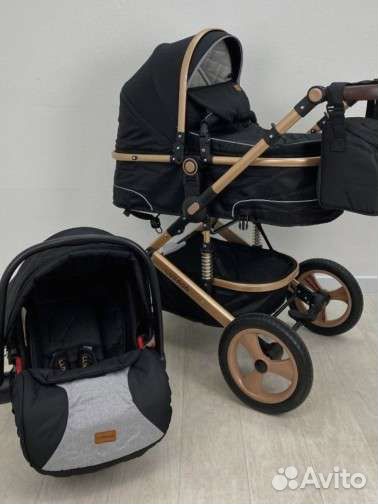 Коляска luxmom 518 новая, тëплая