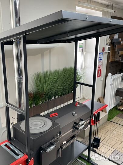 Мангал 3 в 1 с крышей