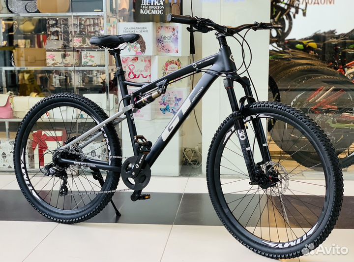 Велосипед новый GT126 27,5 чёрный