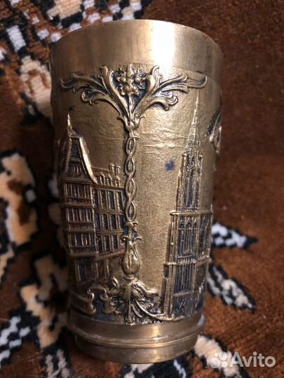 Стакан № 30. Старинный оловянный стакан