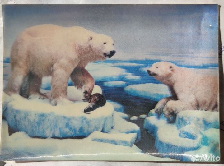 Открытка 3D винтаж Германия 70-е годы