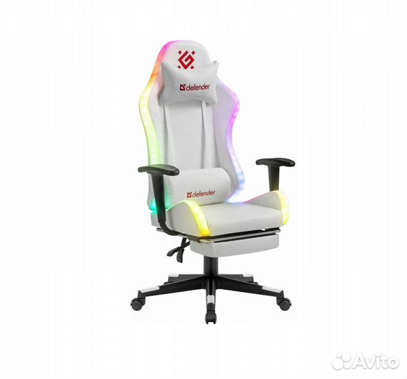 Игровое кресло Defender watcher белое