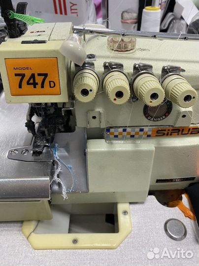 Оверлок промышленный 4н, Siruba(Сируба)комплект