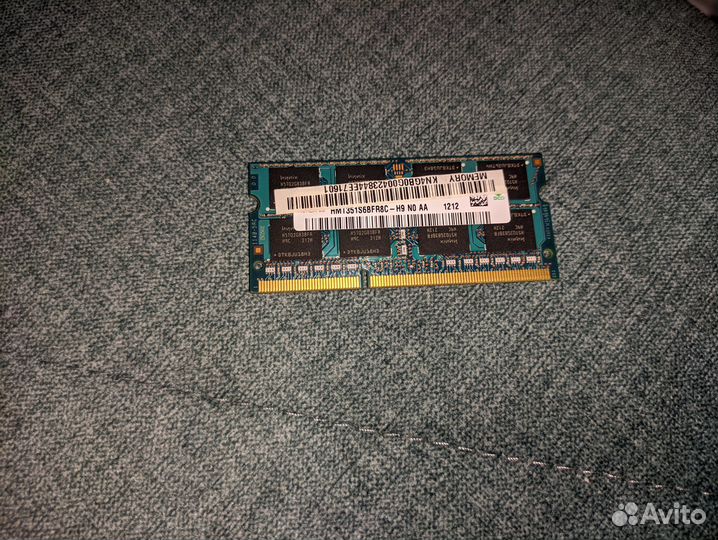 Озу hynix 1333 4gb (SO-dimm, для ноутбука, RAM)