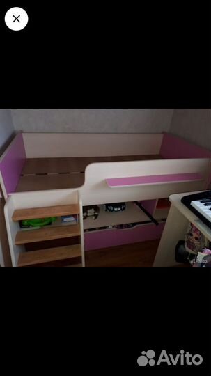 Детская кровать Легенда 6, от 3 лет с матрасом бу