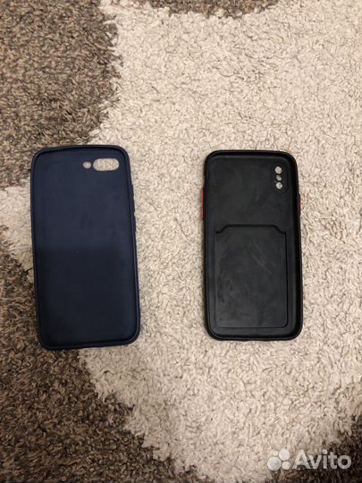 Чехлы на телефон iPhone X ; 7;