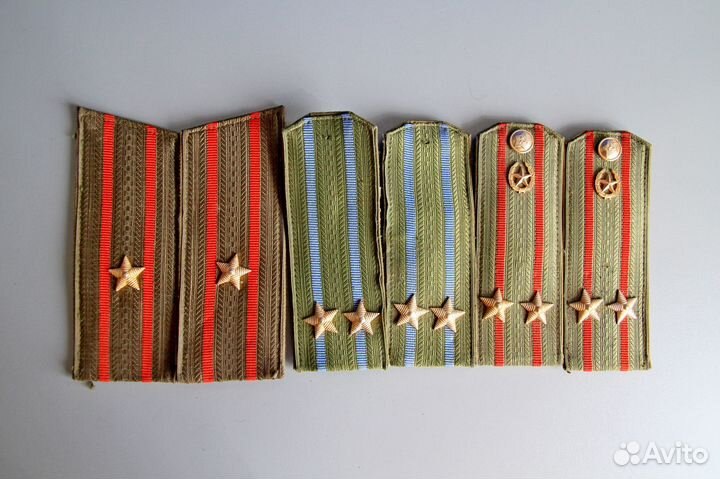 Погоны офицерские СССР