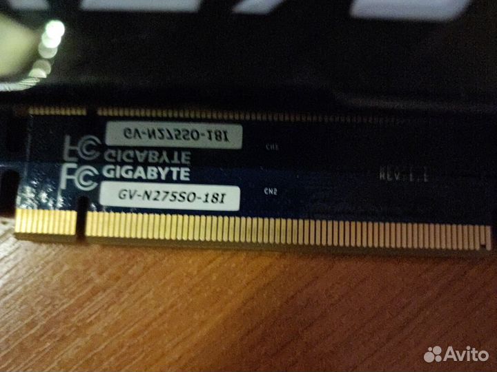 Видеокарта gigabyte gtx 275