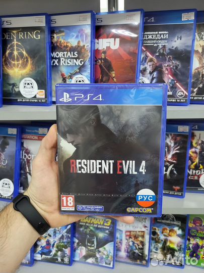 Resident Evil 4 Remake PS4 Русская Озвучка диск