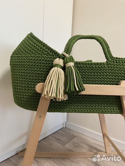 Детская Люлька-колыбель, вязанная