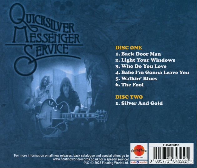 Quicksilver Messenger Service-At The Carousel Ballroom 1968 (2 CD)