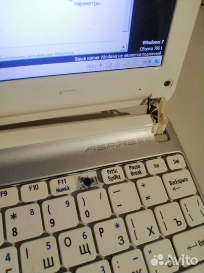 Ноутбук acer aspire one