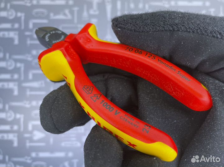Кусачки боковые knipex KN-7006125