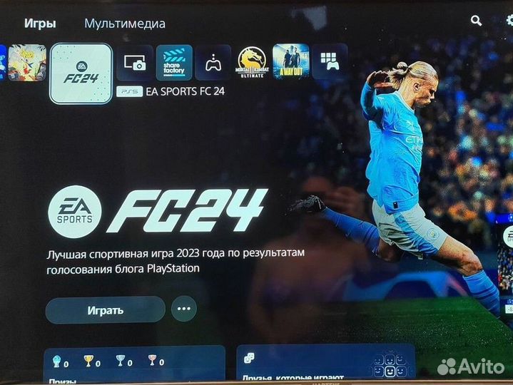 Sony playstation 5 +2 джостика + игры + зарядная