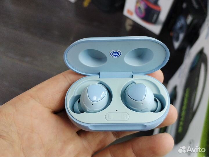 Беспроводные наушники Samsung Earbuds, (голубые)