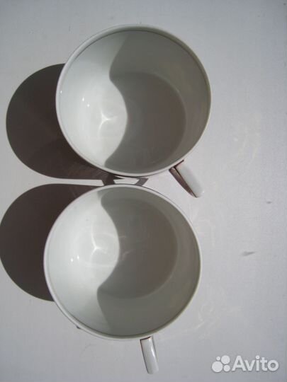 Чайная пара фарфор Кленовый лист Вербилки