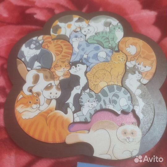 Развивающие деревянные игрушки головоломки