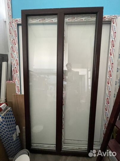 Пластиковое окно 100х200см