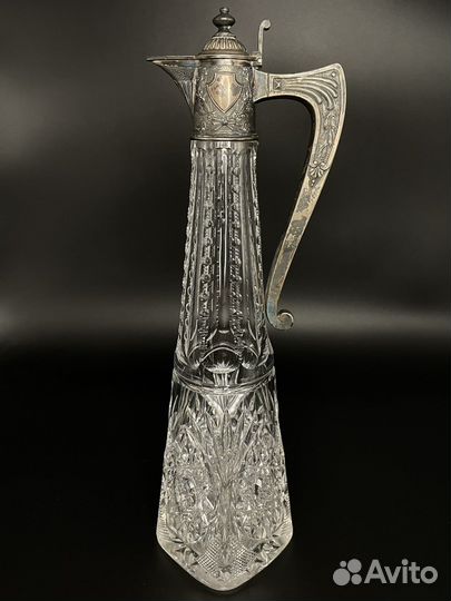 Графин хрусталь серебро 84 проба