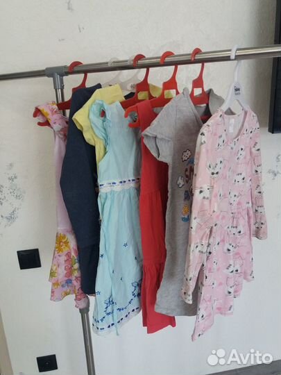 Детские вещи пакетом 110-116 для девочки
