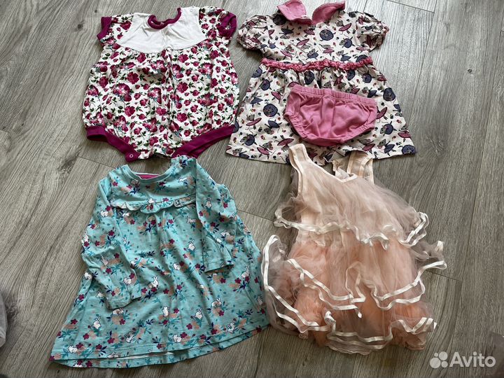 Пакет вещей для девочки 74