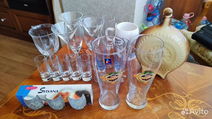 Бокалы, рюмки