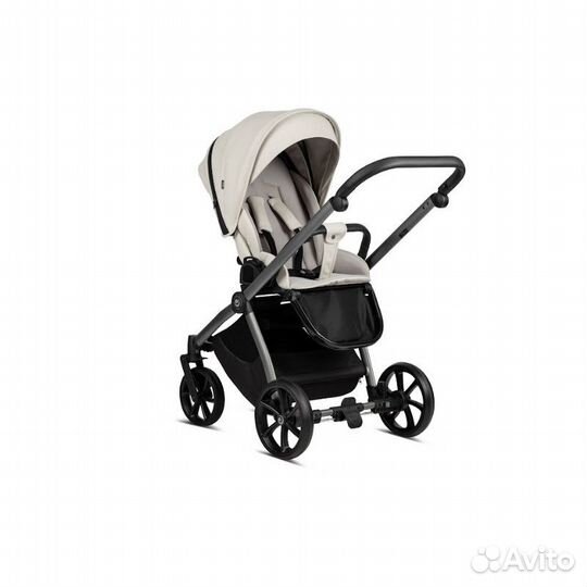 Коляска 2 в 1 Tutis Mio Eco-Leather (Light Gray)