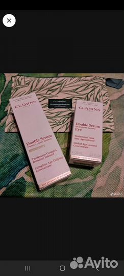 Новый набор Clarins Double Serum Сыворотка