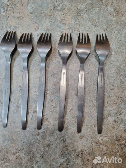 Титановые вилки СССР, набор 6 штук