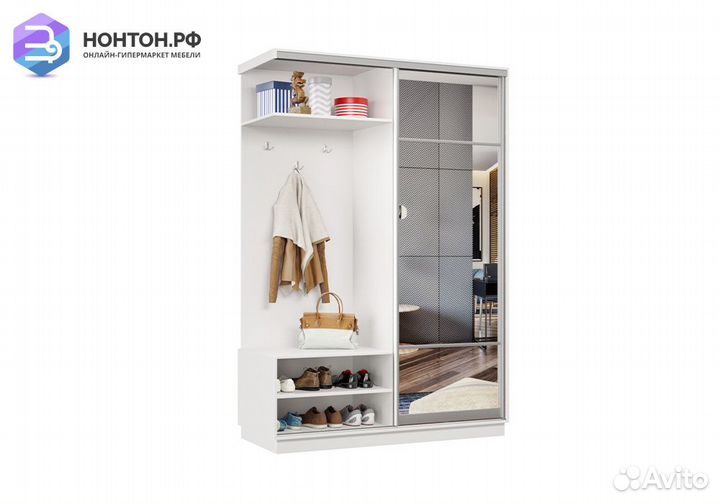 Прихожая-купе Эридан белая