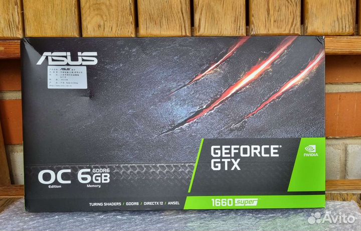 Видеокарта Asus gtx 1660Super OC