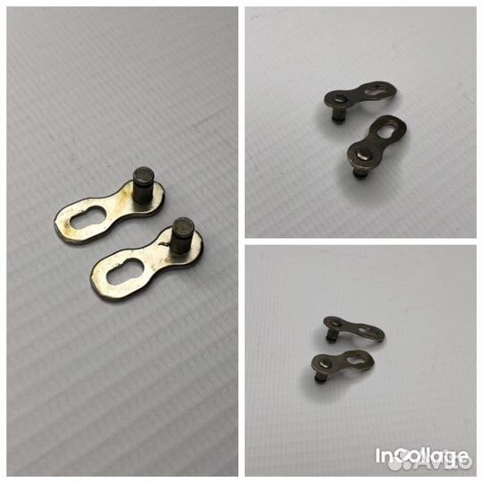 Велосипедная цепь 1,6,7,8 ск / замок цепи кмс