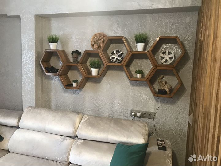 Полка соты массив