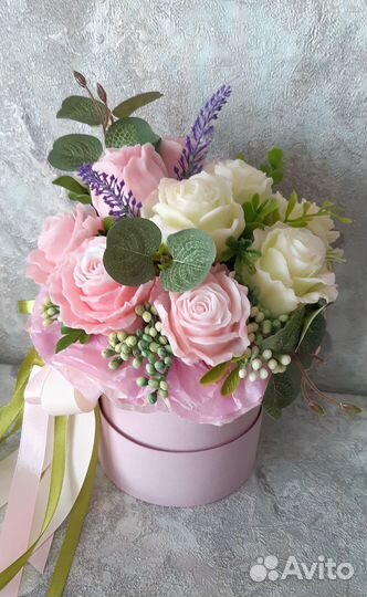 Букет цветов из мыла на день учителя