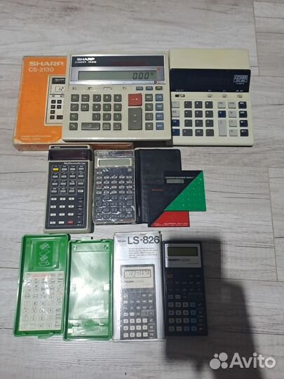 Лот ретро калькуляторов