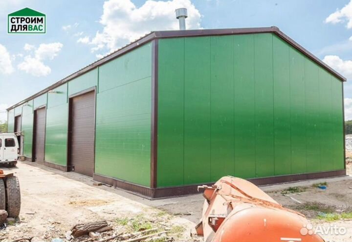 Быстровозводимые Ангары из сэндвич панелей