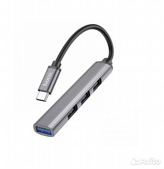 Хаб Type-C - 4 USB Hoco HB26